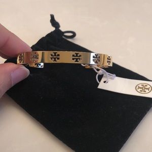 Tory Burch Gold Pierced Cuff